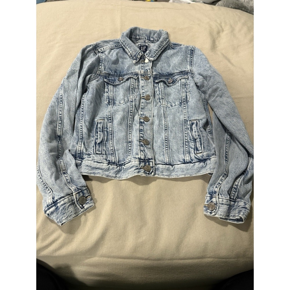 Gap Kids Icon Jacket Acid Wash Sz XS/S **Read description